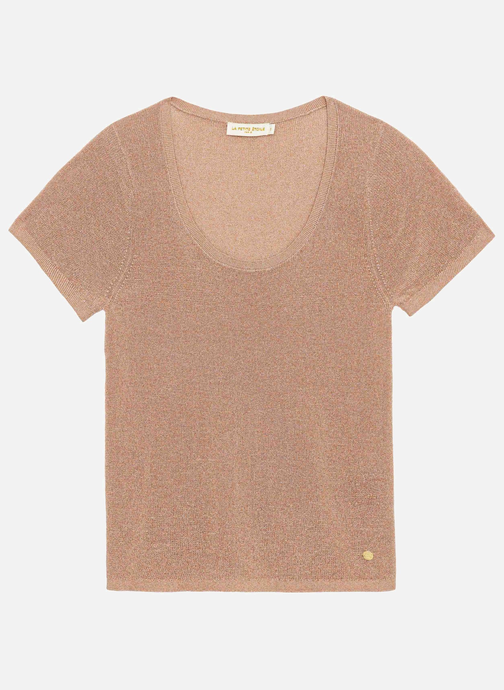 Tee-shirts T-shirt - MISHAN - 68-dore femme rose La Petite Etoile Tee-shirts T-shirt - MISHAN - 68-dore femme rose Vieux rose