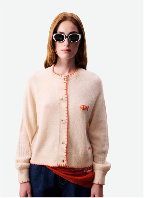 FRNCH Gilets MARA femme beige