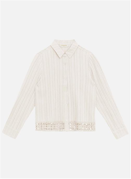 La Petite Etoile Chemises Chemise - CHARLOTTE - 11-ecru femme beige