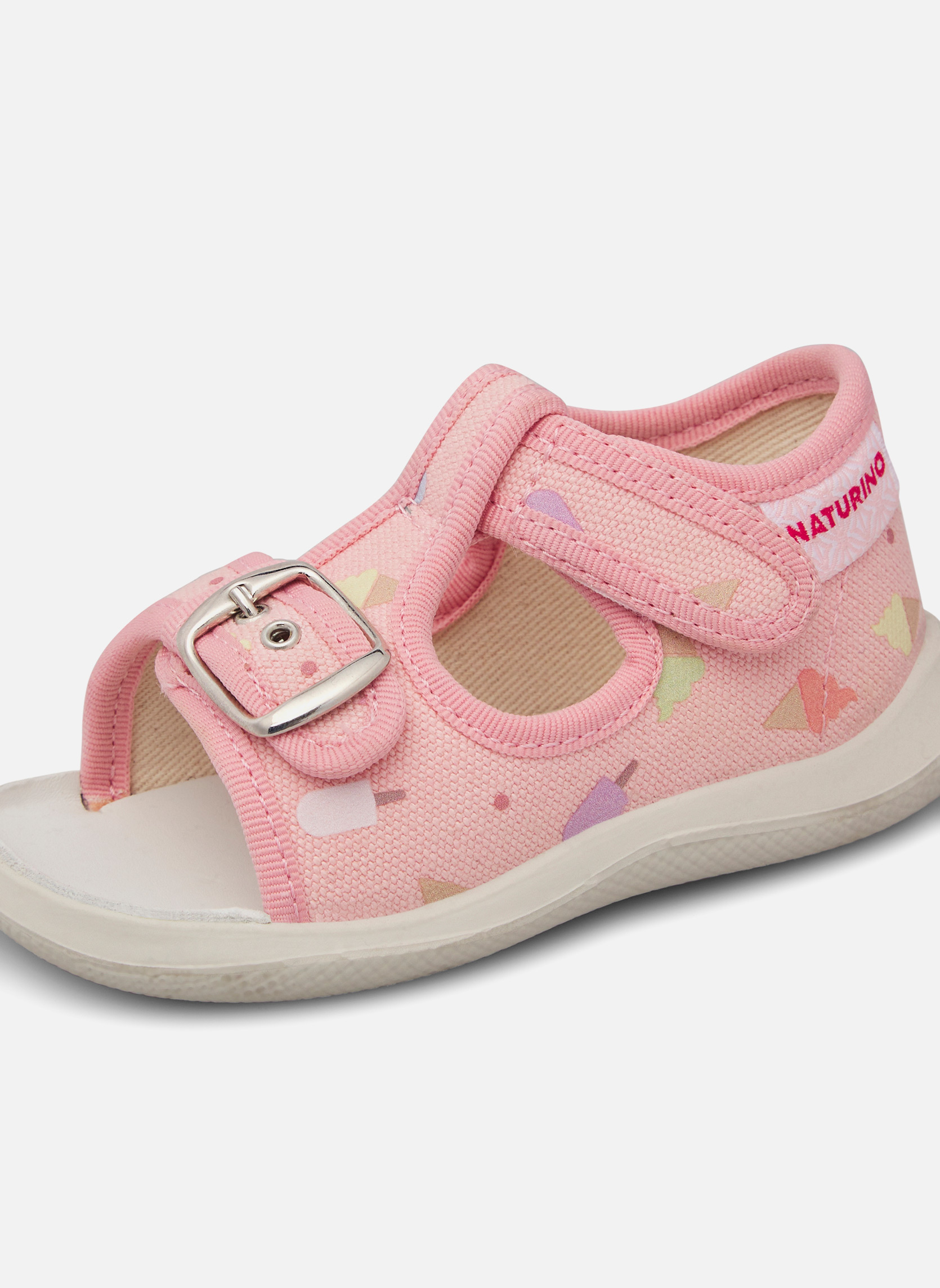 Sandales Sandales PAROS Rose- fille rose Naturino Sandales Sandales PAROS Rose- fille rose Rose clair