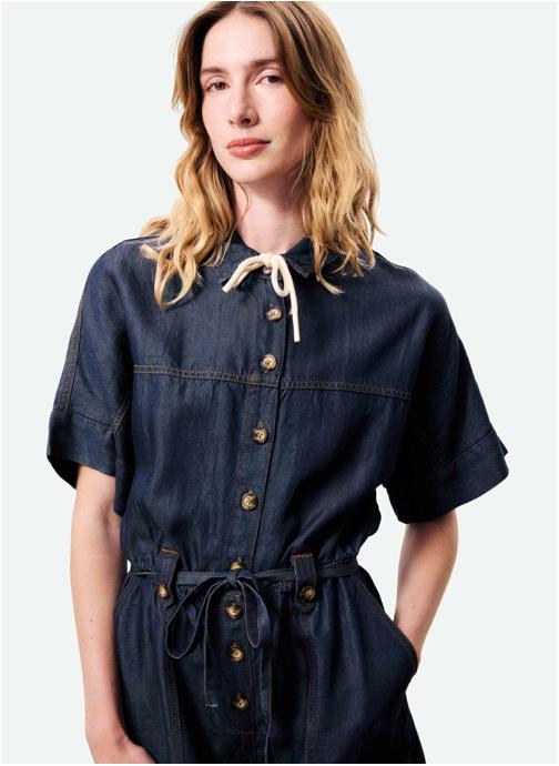 FRNCH Combi-shorts MARISELLE femme bleu