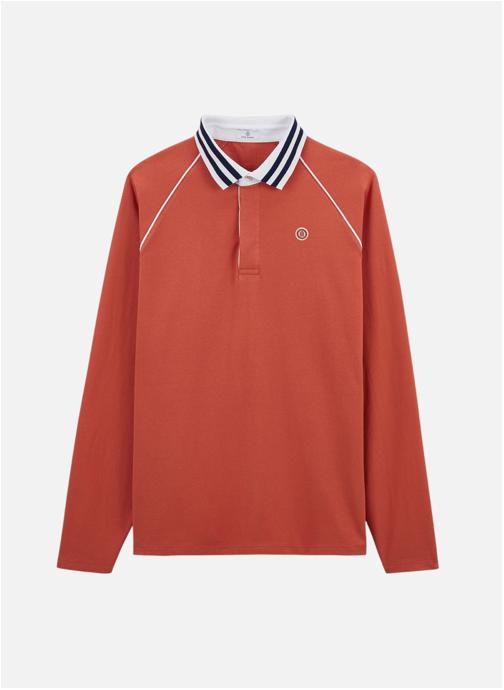 Serge Blanco Polos Polo ML homme rouge