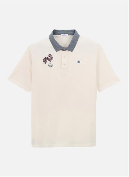 Serge Blanco Polos Polo MC homme blanc