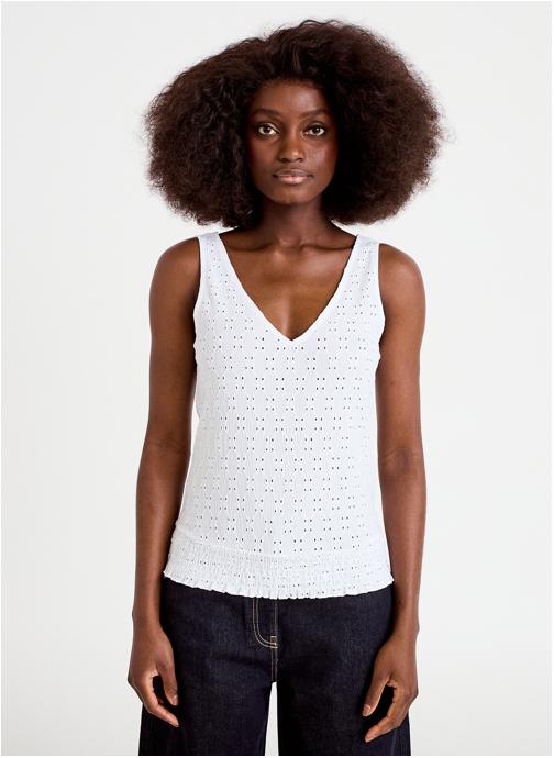 Cache Cache Débardeurs DAJOURNOUV femme blanc