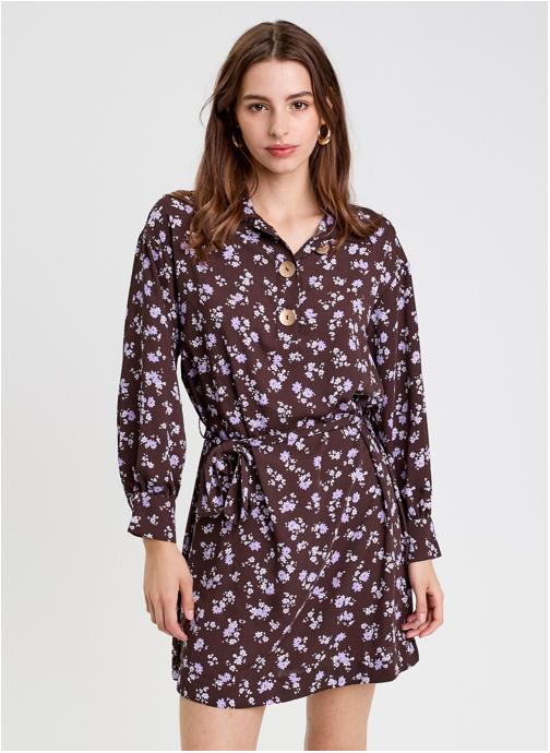 Cache Cache Robes ROHOUSSWOOL femme marron