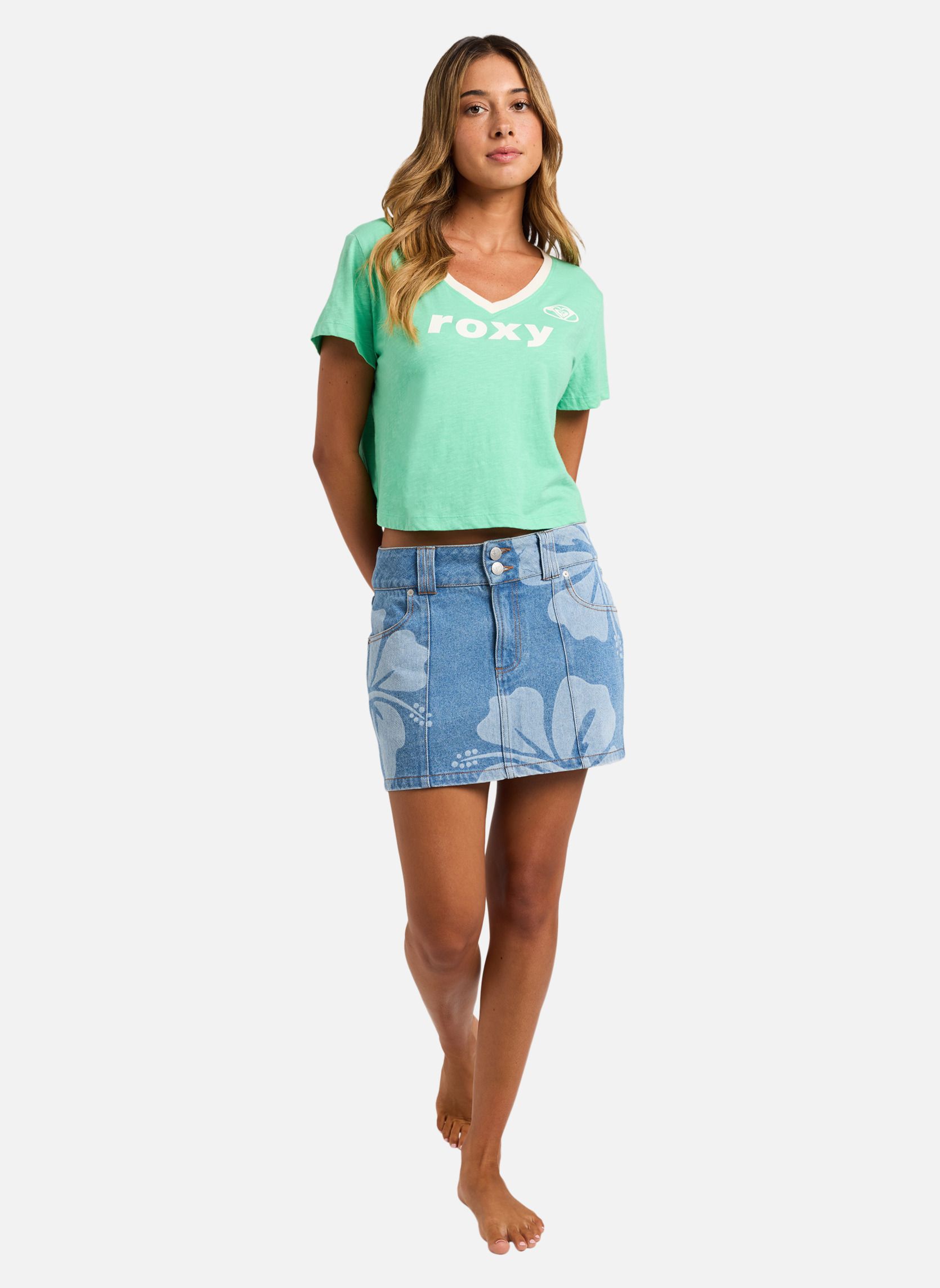 Tops Always Lucky femme vert Roxy Tops Always Lucky femme vert Vert