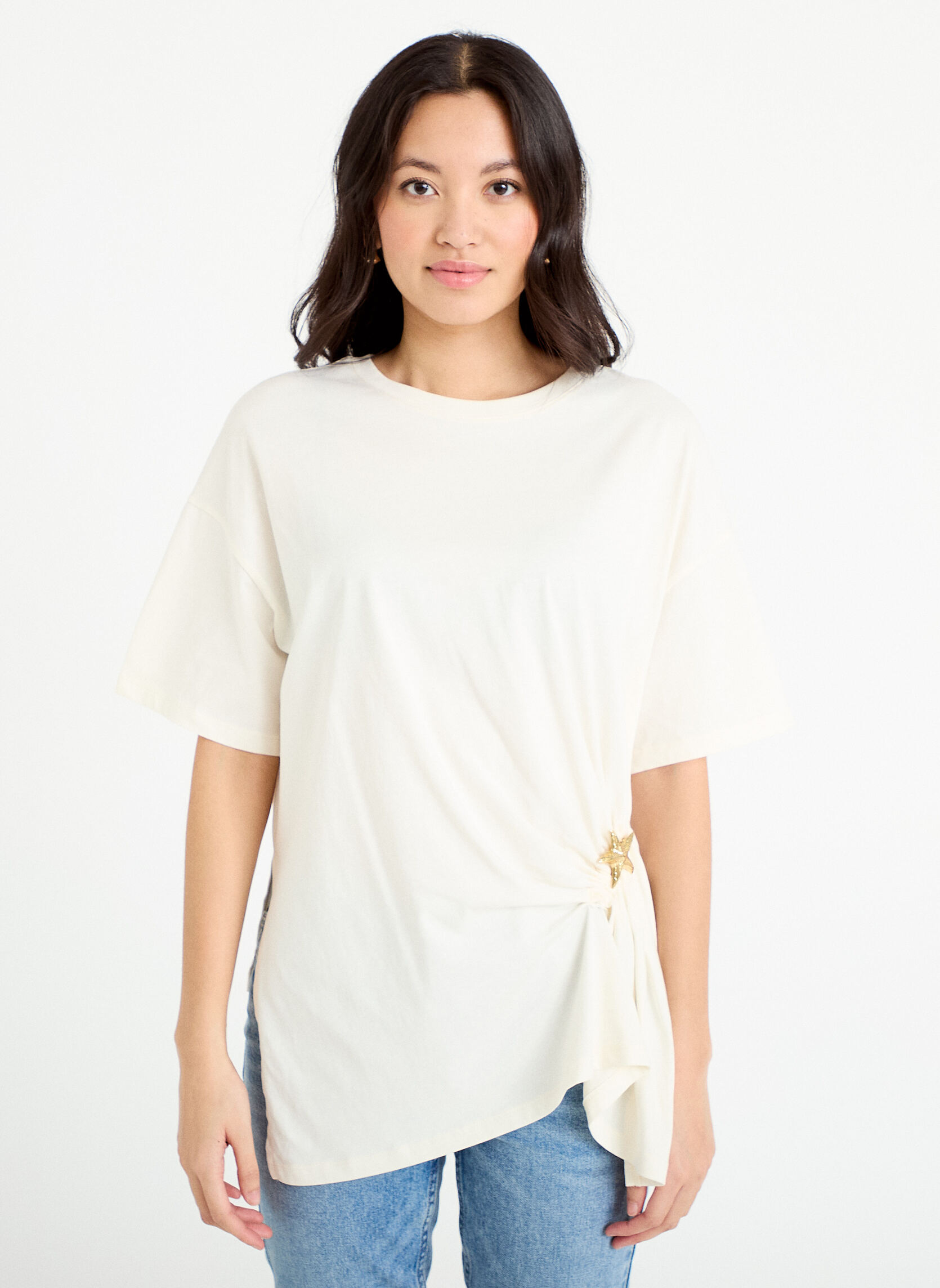 Tee-shirts KTEEBIJOU femme blanc Cache Cache Tee-shirts KTEEBIJOU femme blanc Blanc