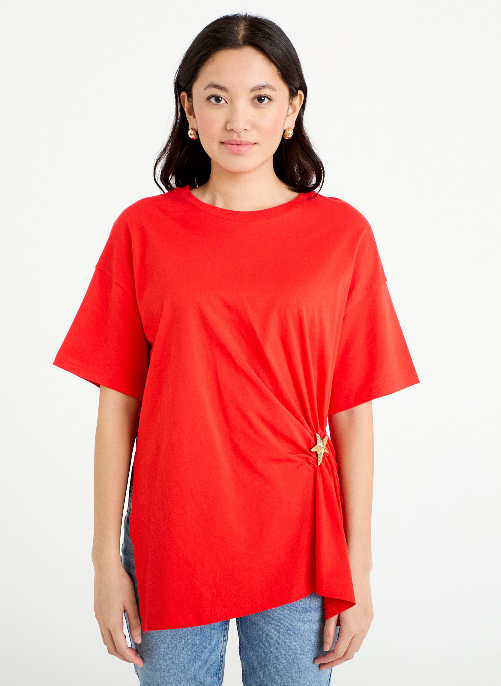 Tee-shirts KTEEBIJOU femme rouge Cache Cache Tee-shirts KTEEBIJOU femme rouge Rouge