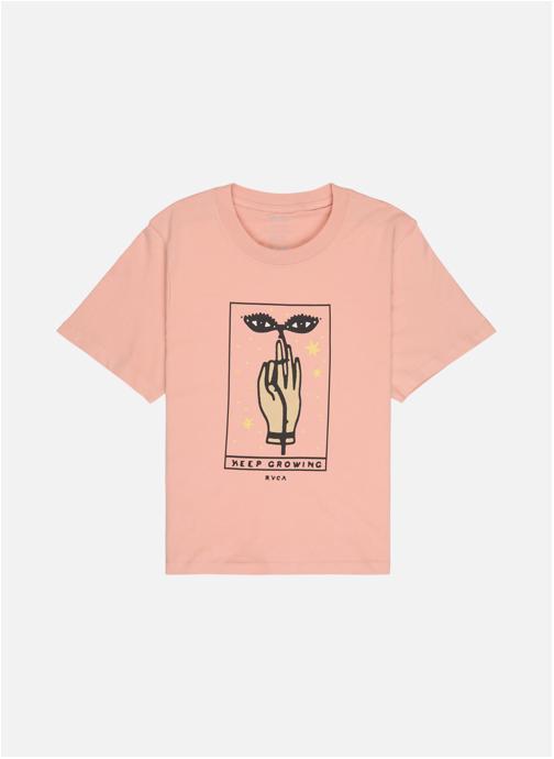 RVCA Tee-shirts Keep Growing femme rose