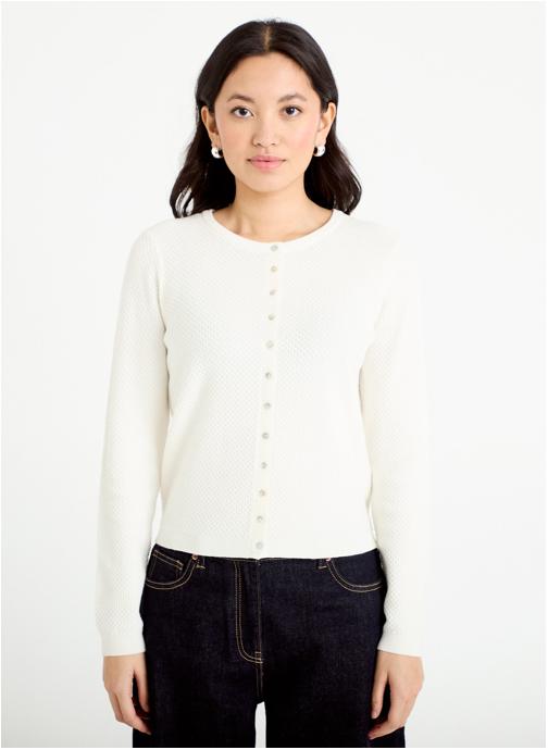 Cache Cache Gilets GILCOLBOITE femme blanc