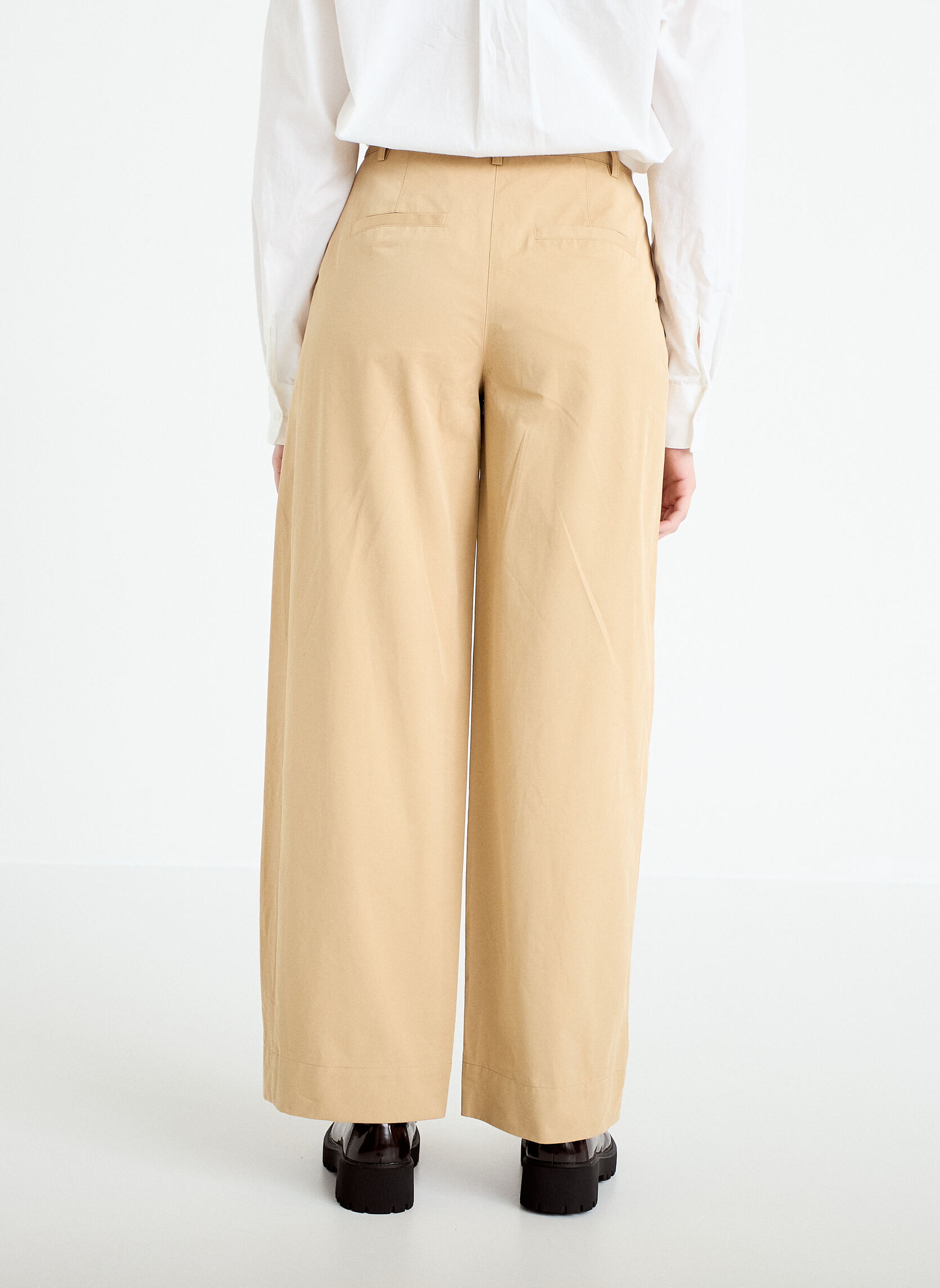 Pantalons droit CHINOTRIP femme beige Cache Cache Pantalons droit CHINOTRIP femme beige Beige