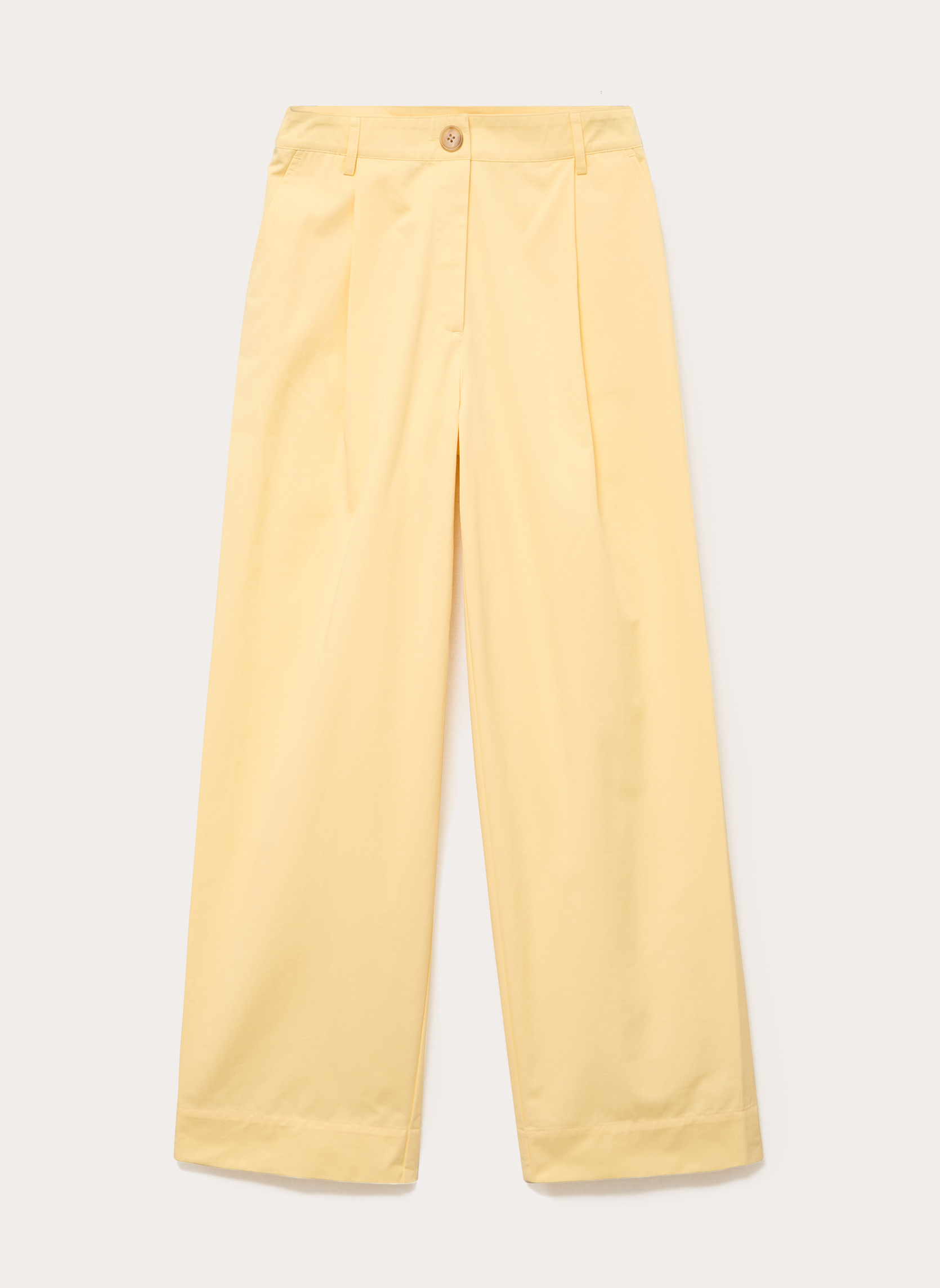 Pantalons droit CHINOTRIP femme jaune Cache Cache Pantalons droit CHINOTRIP femme jaune Jaune