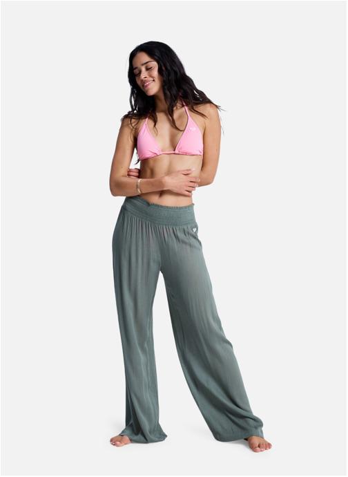 Roxy Pantalons droit Along The Sunset femme vert