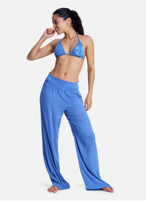 Roxy Pantalons droit Along The Sunset femme bleu
