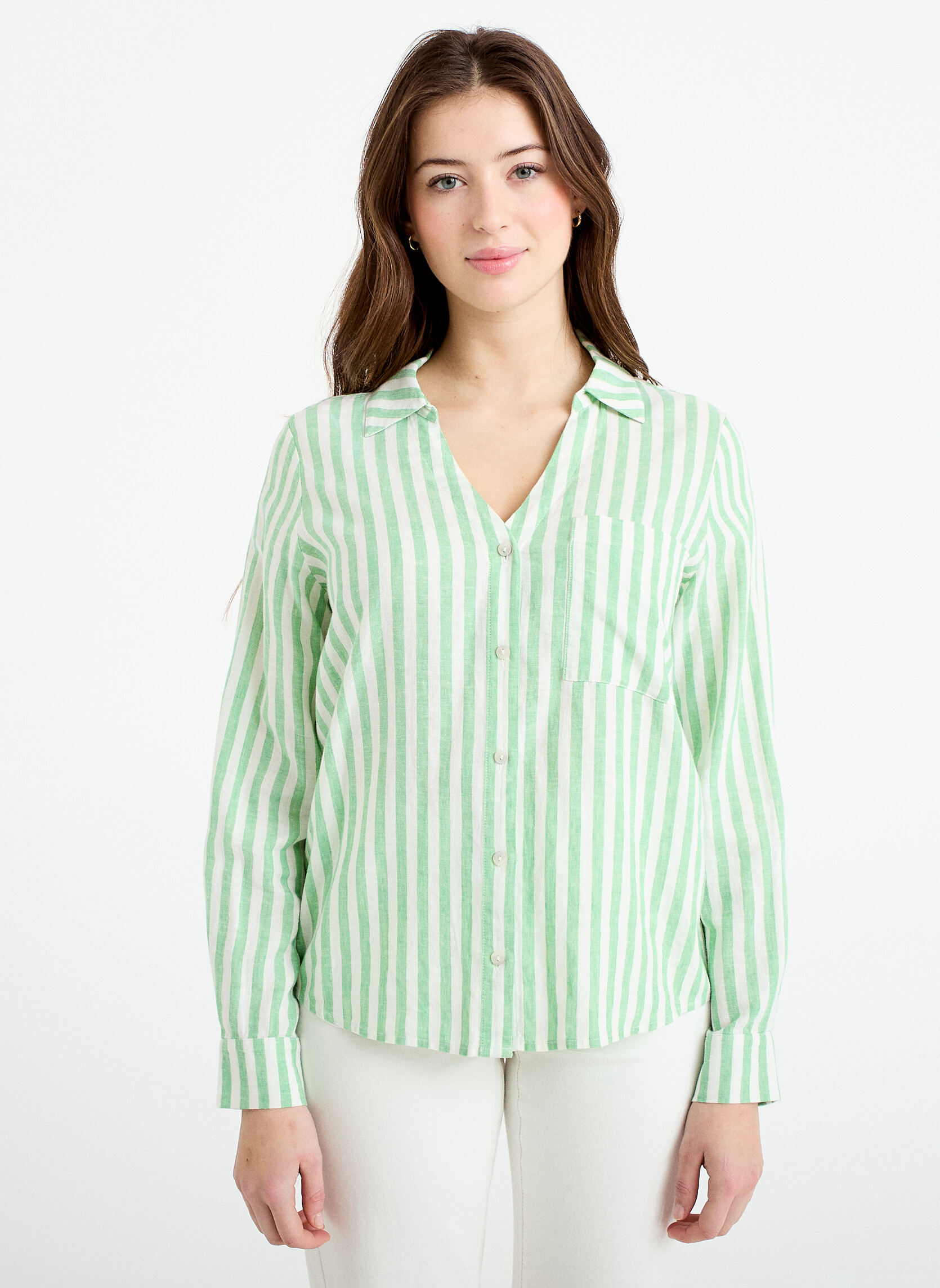 Chemises CHELINBASIC femme vert Cache Cache Chemises CHELINBASIC femme vert Vert