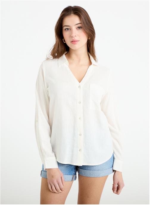 Cache Cache Chemises CHELINBASIC femme blanc