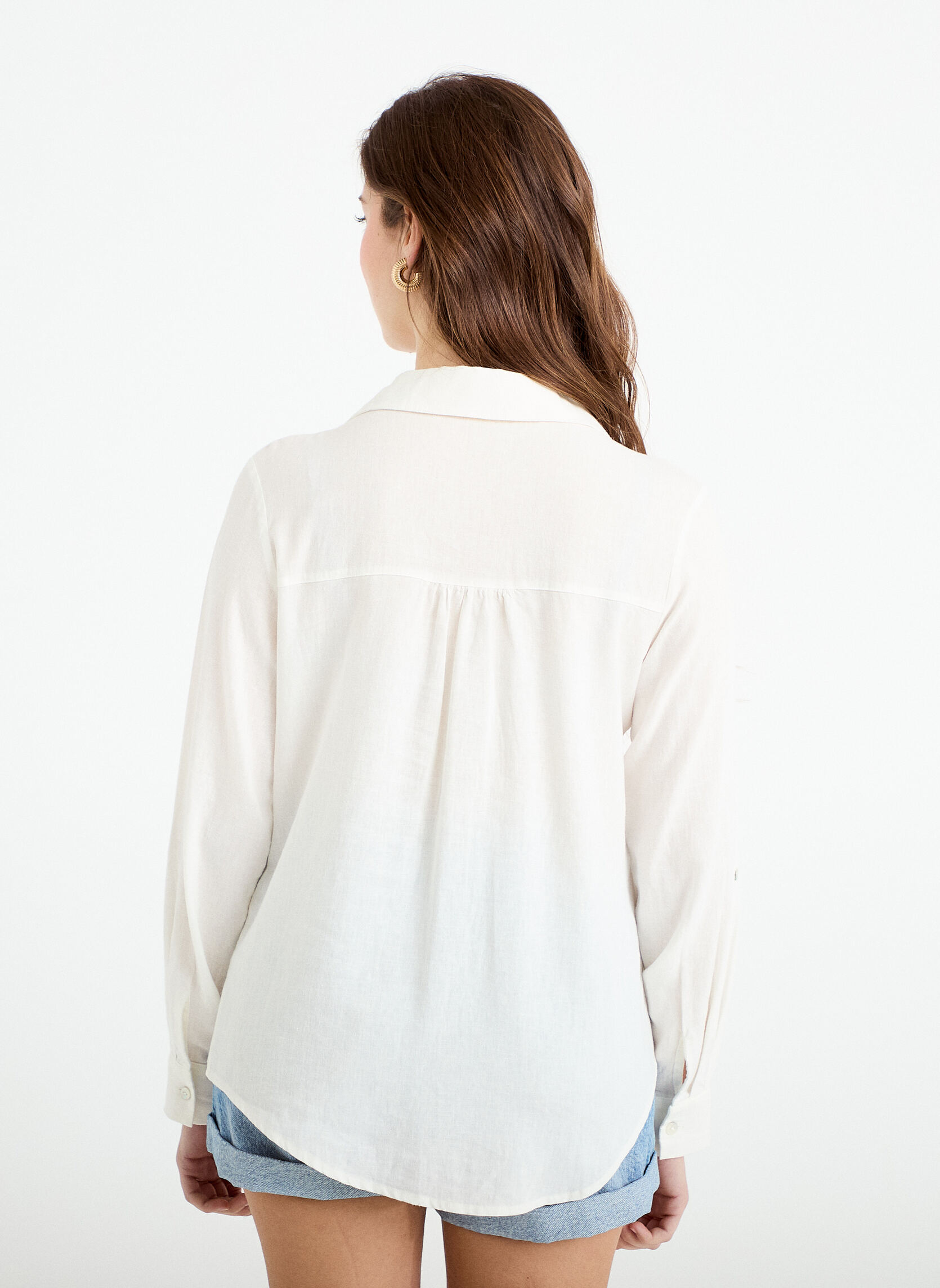 Chemises CHELINBASIC femme blanc Cache Cache Chemises CHELINBASIC femme blanc Blanc