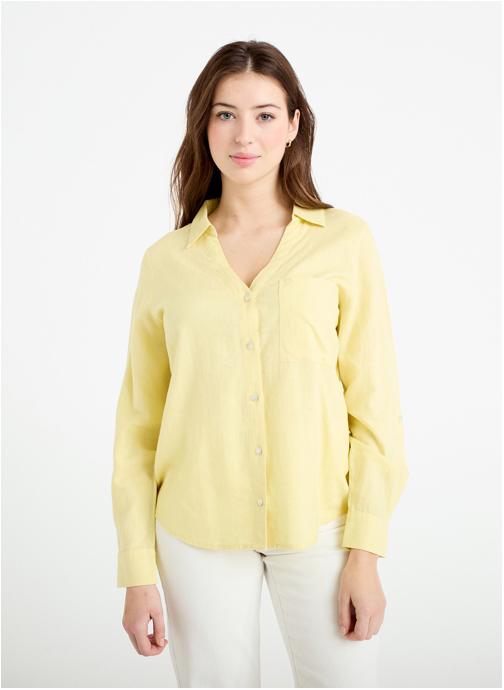 Cache Cache Chemises CHELINBASIC femme jaune