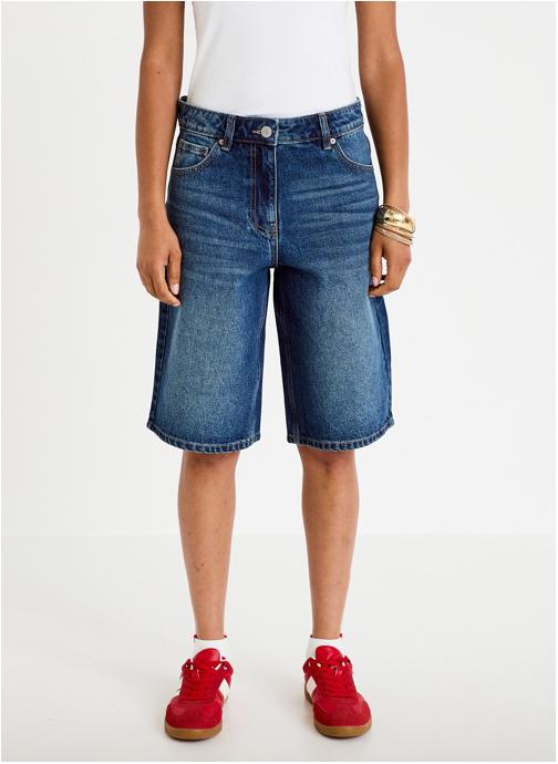 Cache Cache Shorts BERMUCOCO3 femme bleu