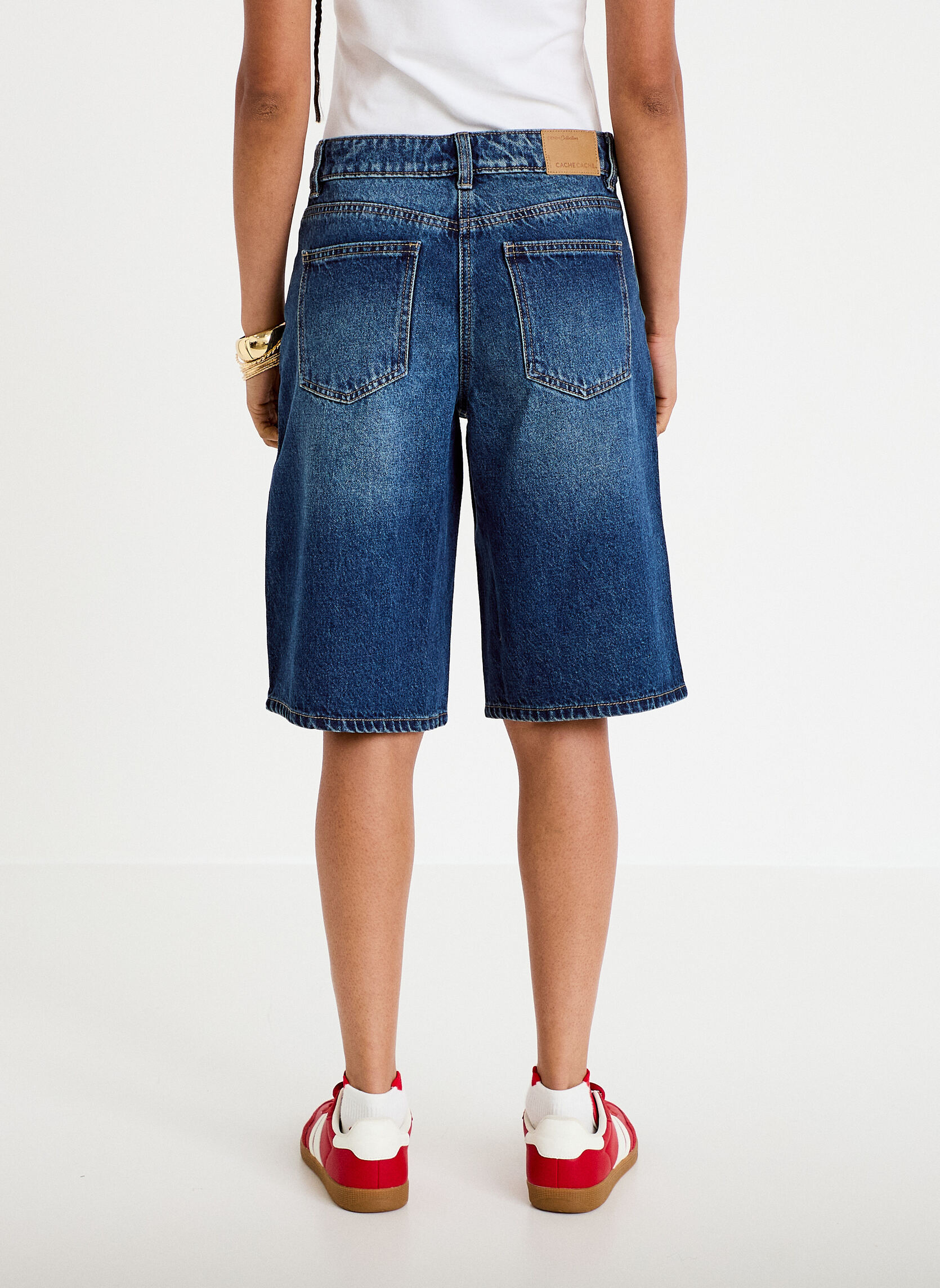 Shorts BERMUCOCO3 femme bleu Cache Cache Shorts BERMUCOCO3 femme bleu Bleu foncé