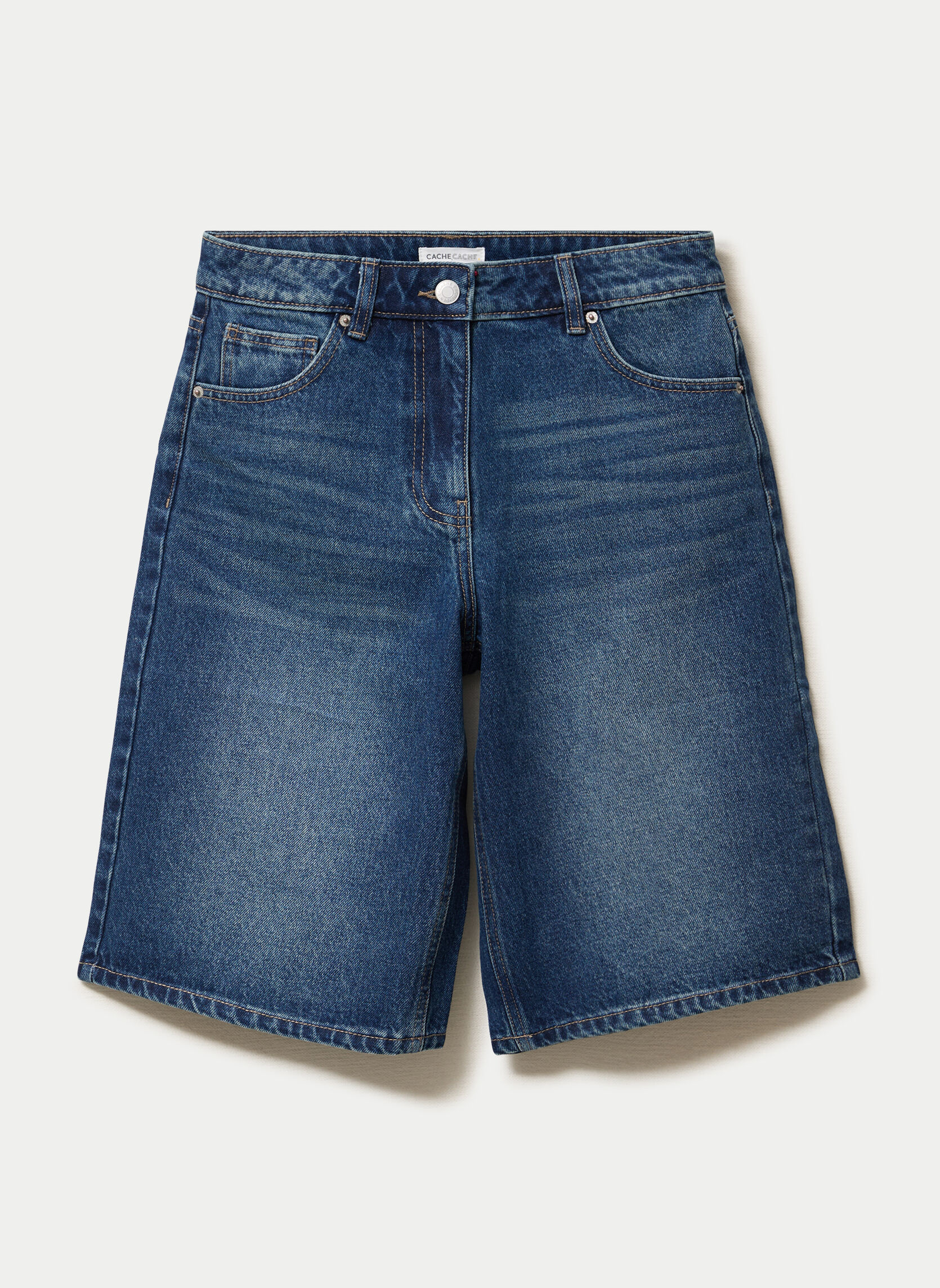 Shorts BERMUCOCO3 femme bleu Cache Cache Shorts BERMUCOCO3 femme bleu Bleu foncé