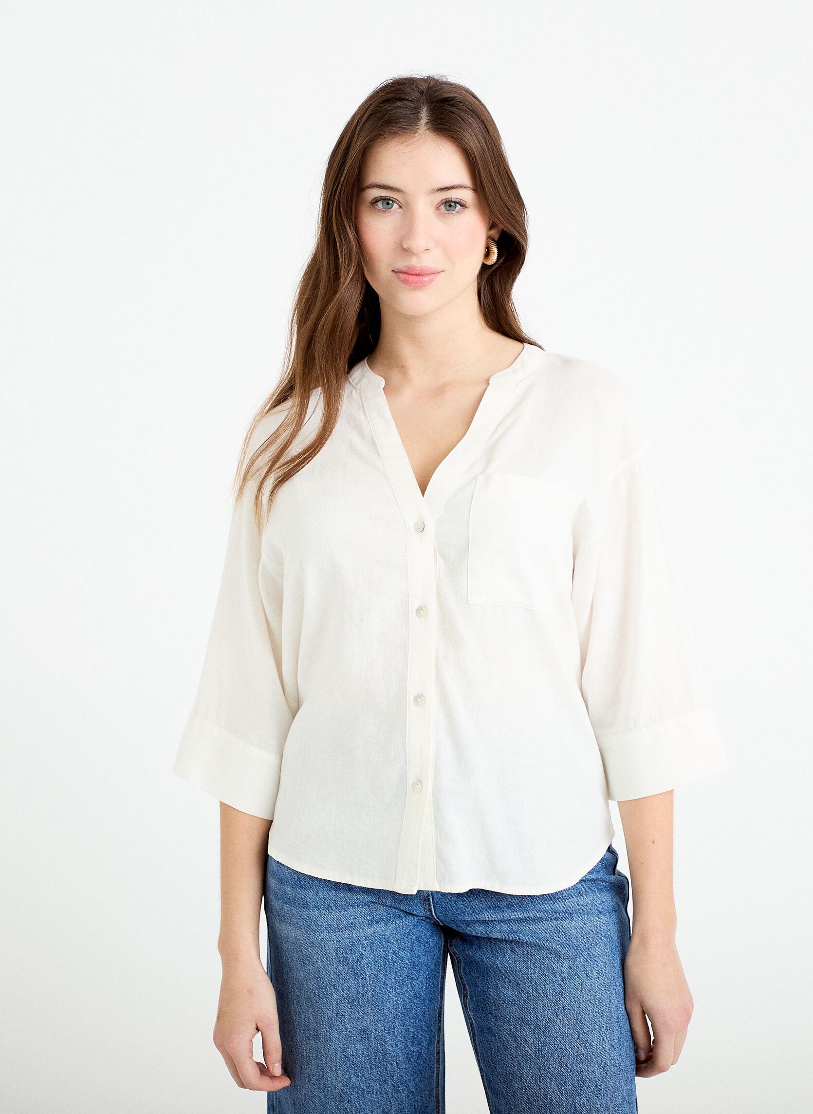 Blouses BLOUVALIN femme blanc Cache Cache Blouses BLOUVALIN femme blanc Blanc