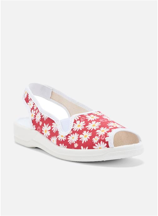 Pediconfort Ballerines classiques PANTOUFLES femme rouge