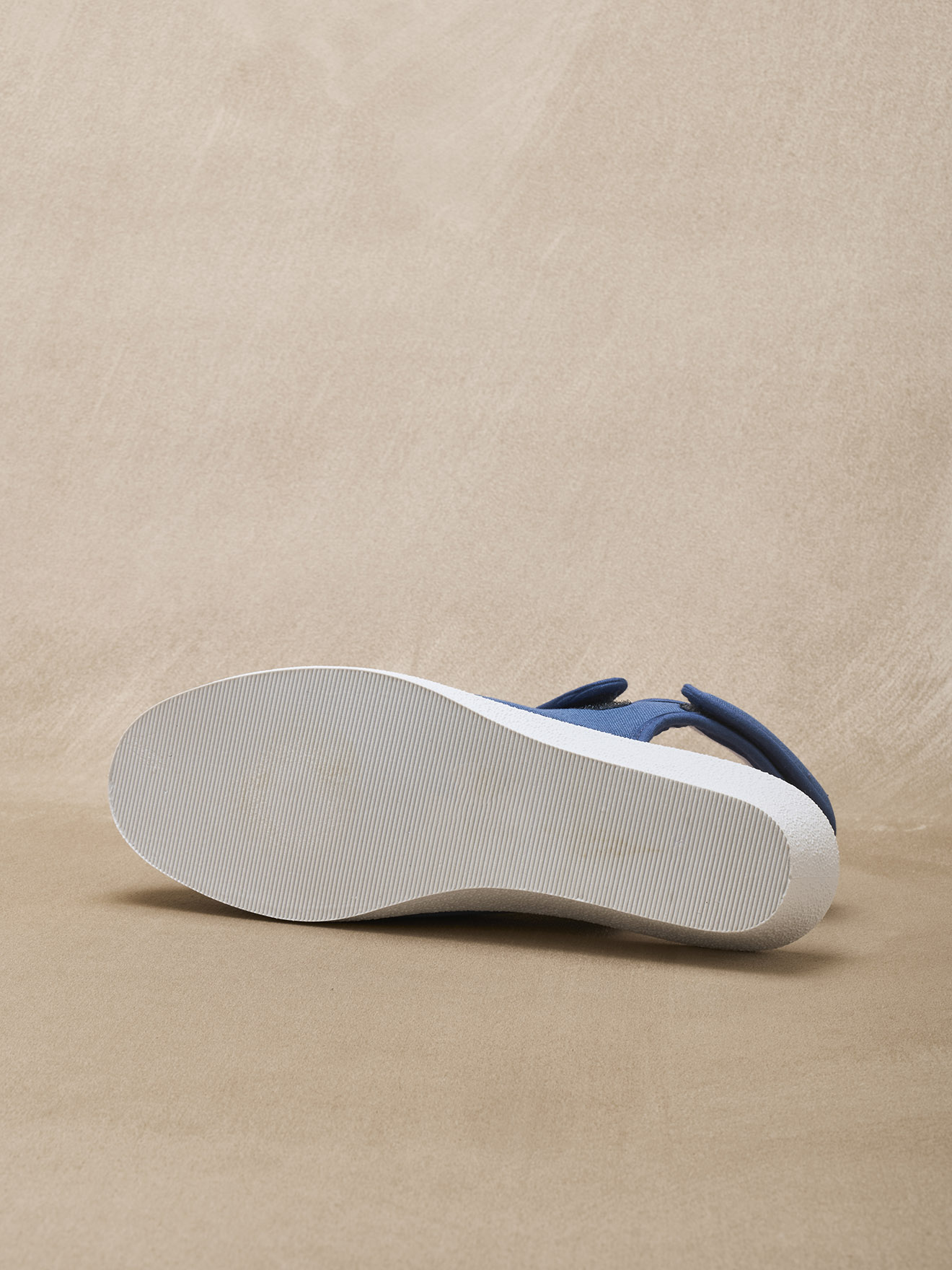 Sandales PANTOUFLES femme bleu Pediconfort Sandales PANTOUFLES femme bleu Bleu denim