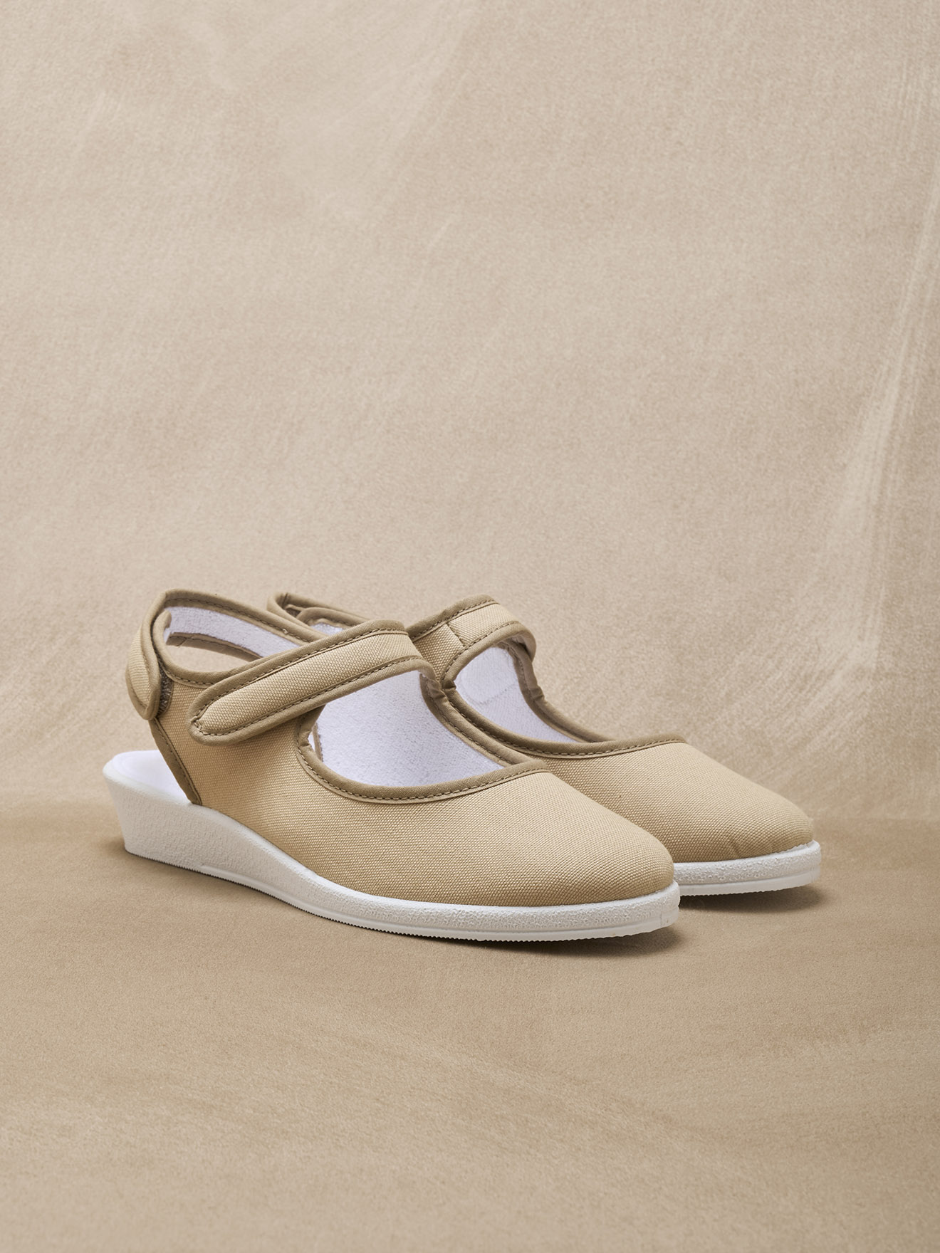 Sandales PANTOUFLES femme beige Pediconfort Sandales PANTOUFLES femme beige Beige