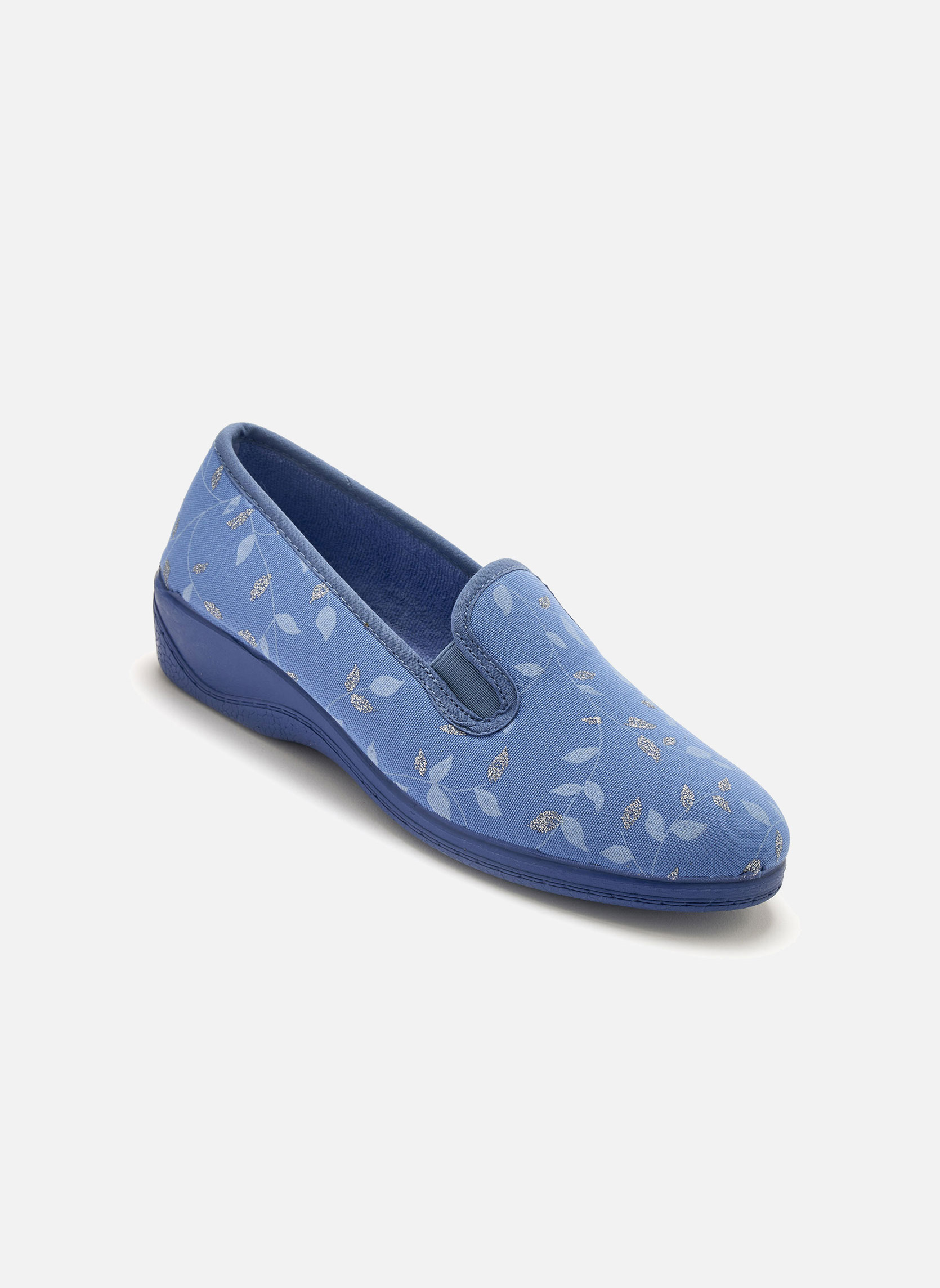 Chaussons DERBIES femme bleu Pediconfort Chaussons DERBIES femme bleu Bleu