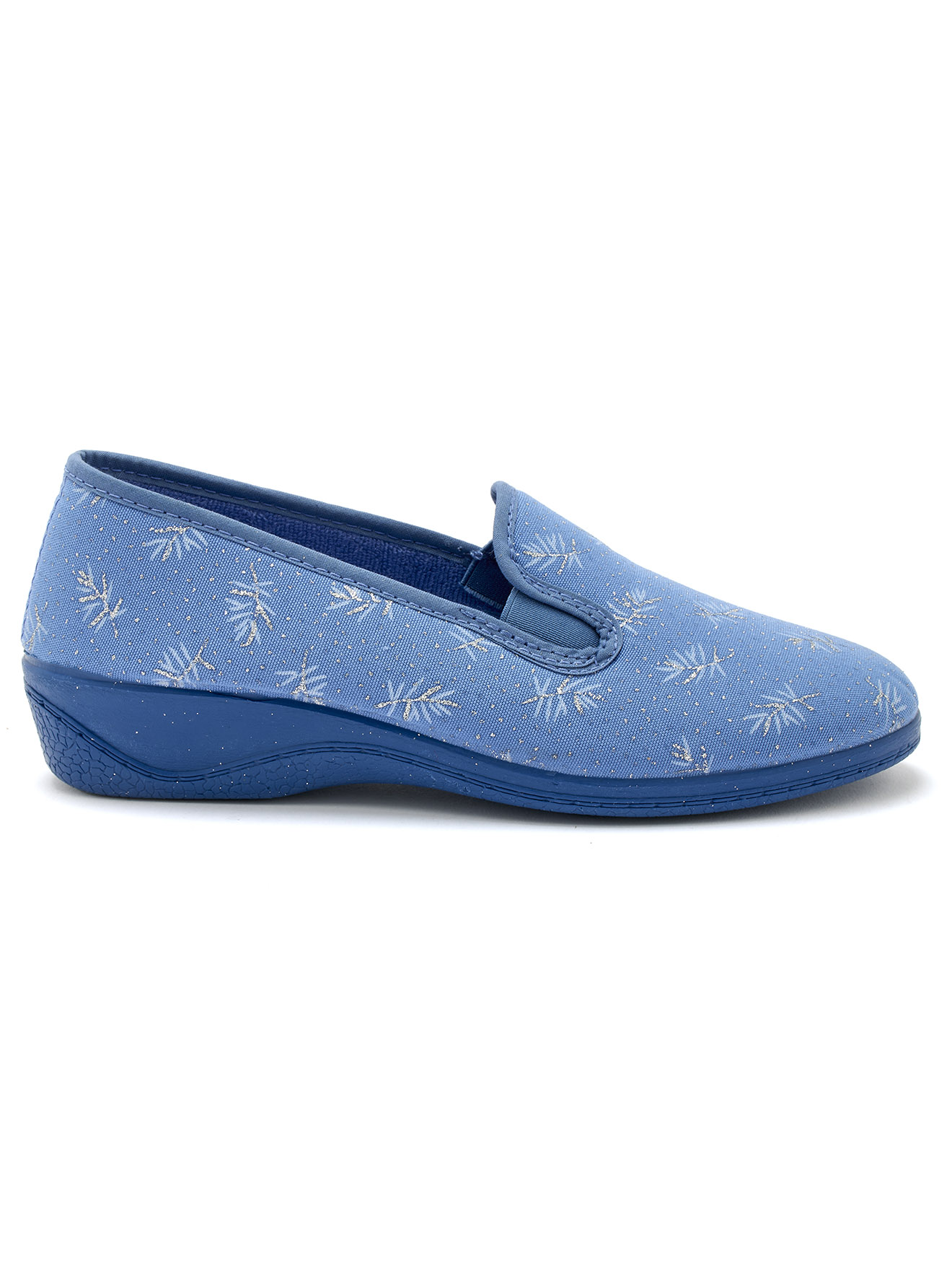 Chaussons DERBIES femme bleu Pediconfort Chaussons DERBIES femme bleu Bleu
