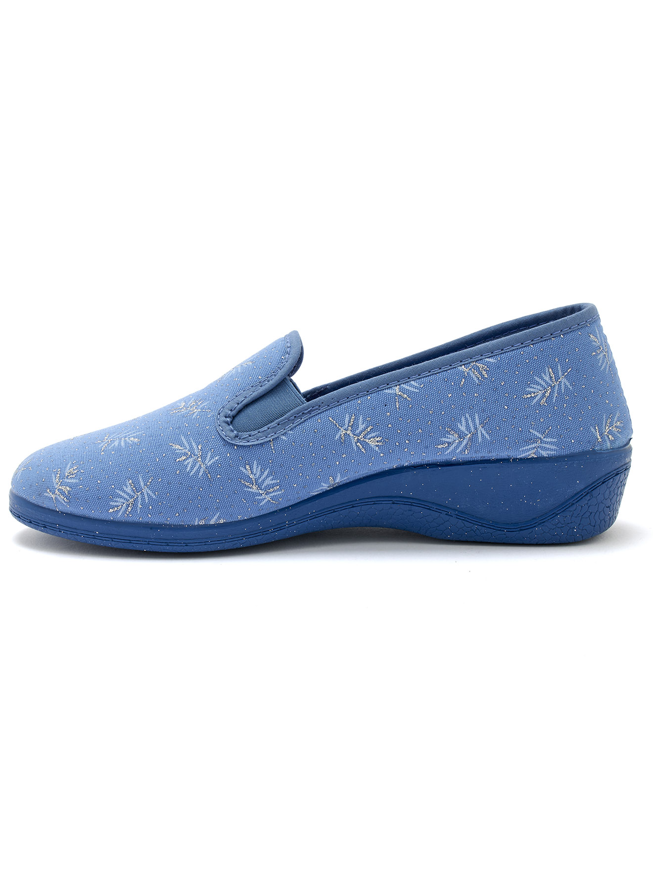 Chaussons DERBIES femme bleu Pediconfort Chaussons DERBIES femme bleu Bleu