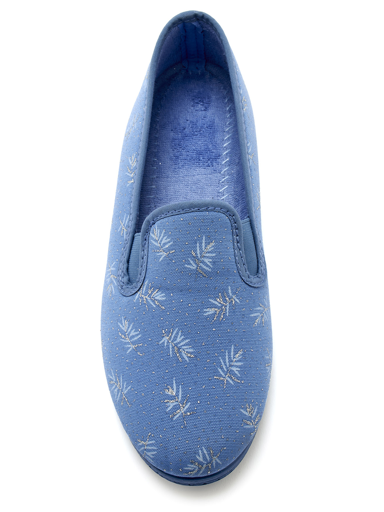 Chaussons DERBIES femme bleu Pediconfort Chaussons DERBIES femme bleu Bleu