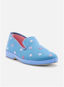 Chaussons PANTOUFLES femme bleu