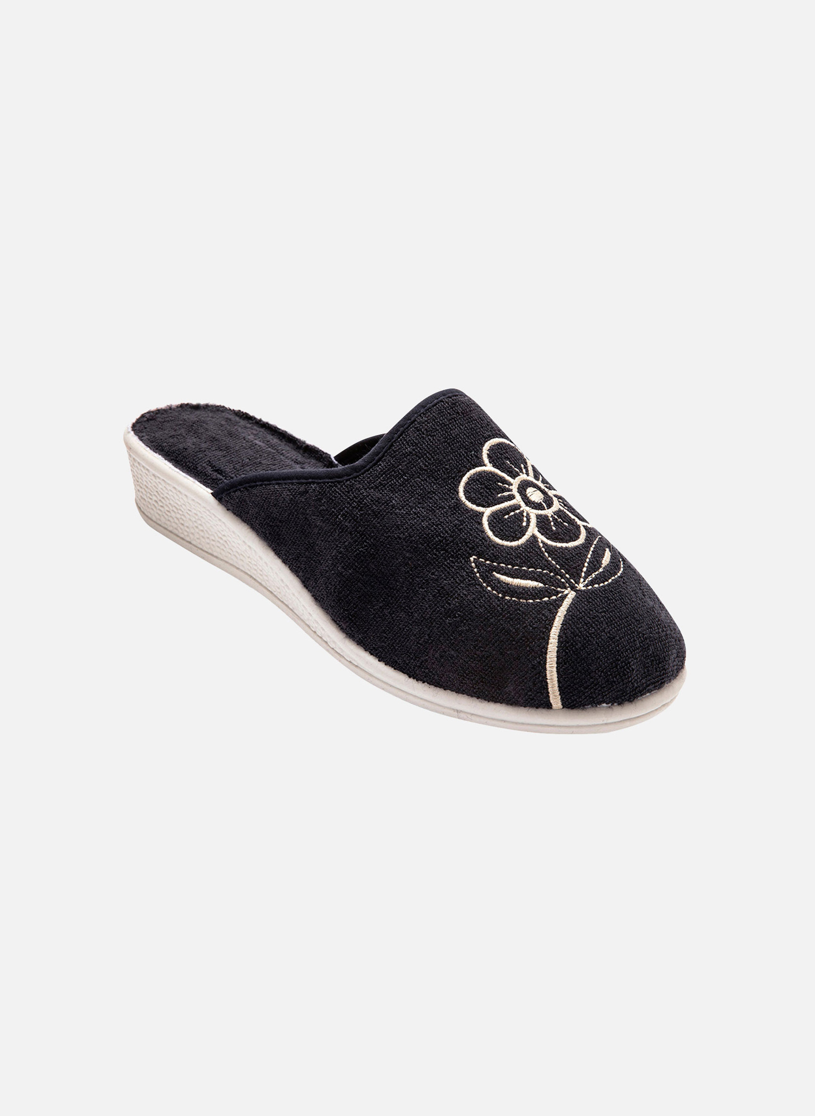 Chaussons MULES femme bleu Pediconfort Chaussons MULES femme bleu Bleu marine