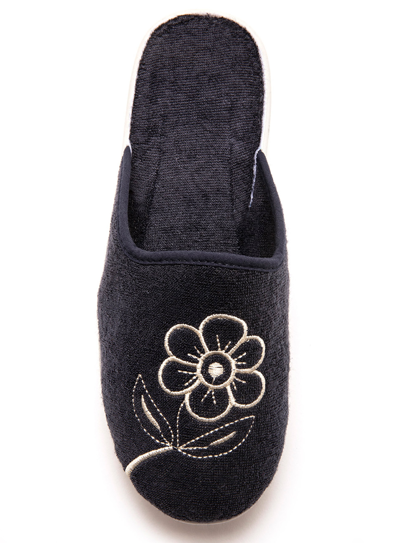 Chaussons MULES femme bleu Pediconfort Chaussons MULES femme bleu Bleu marine