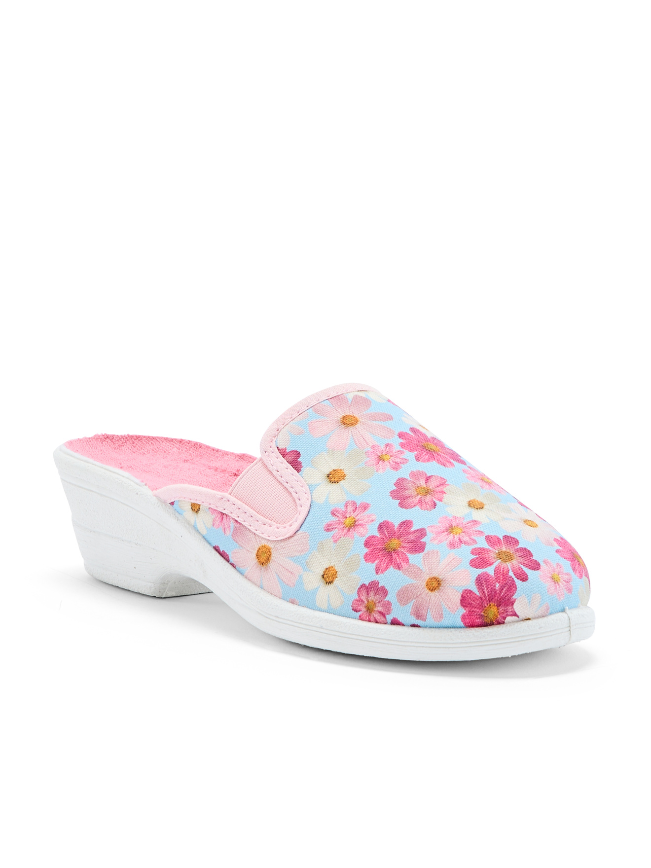 Chaussons PANTOUFLES femme rose Pediconfort Chaussons PANTOUFLES femme rose Rose
