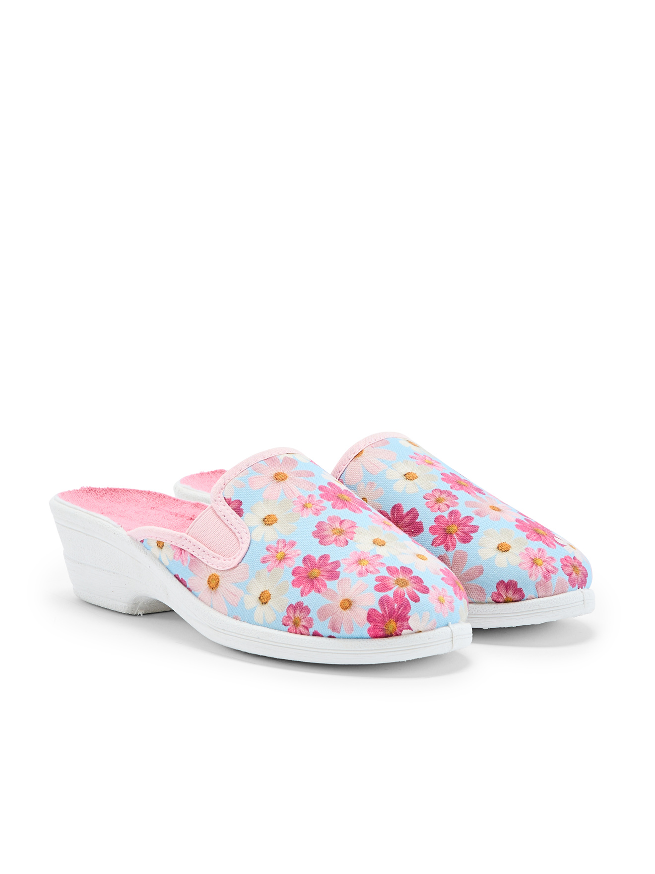 Chaussons PANTOUFLES femme rose Pediconfort Chaussons PANTOUFLES femme rose Rose