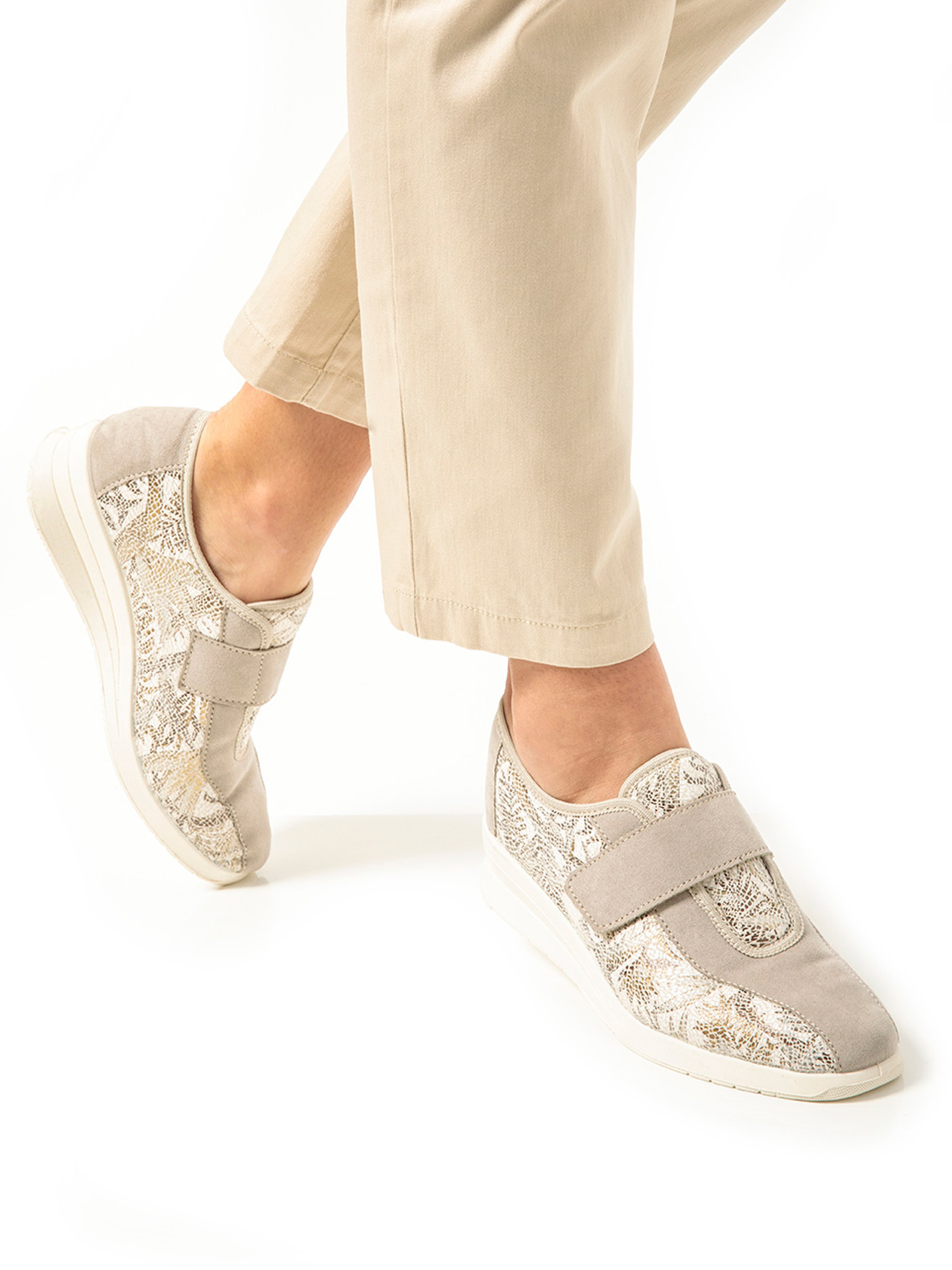 Baskets basses DERBIES femme beige Pediconfort Baskets basses DERBIES femme beige Beige
