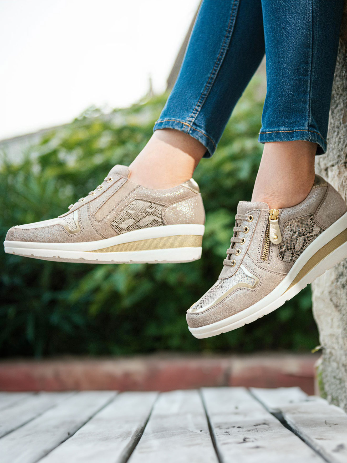 Baskets basses DERBIES femme beige Pediconfort Baskets basses DERBIES femme beige Beige