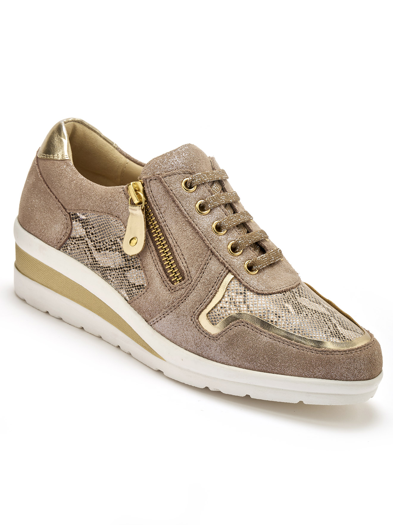 Baskets basses DERBIES femme beige Pediconfort Baskets basses DERBIES femme beige Beige
