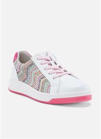 Baskets basses DERBIES femme beige