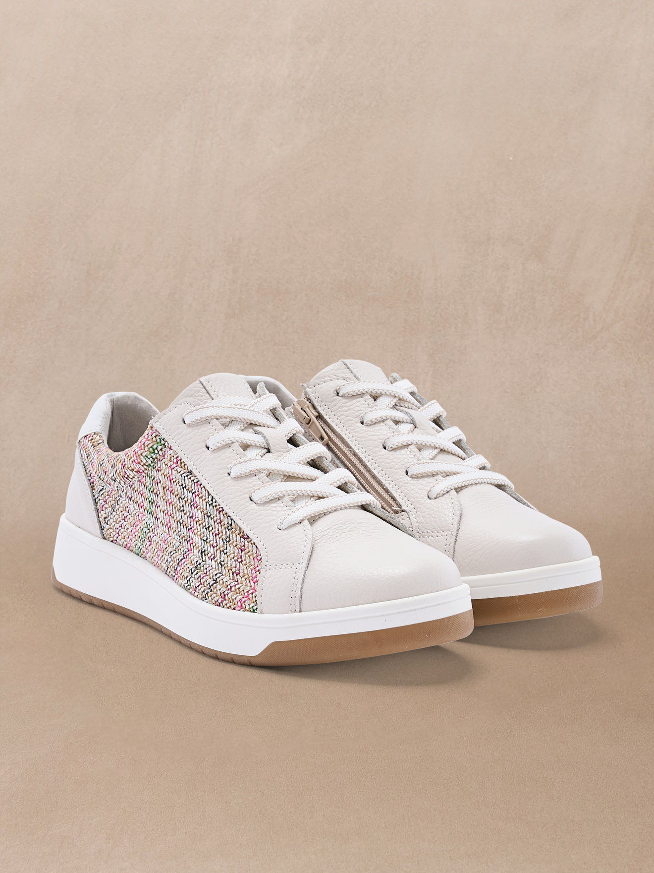 Baskets basses DERBIES femme beige Pediconfort Baskets basses DERBIES femme beige Beige