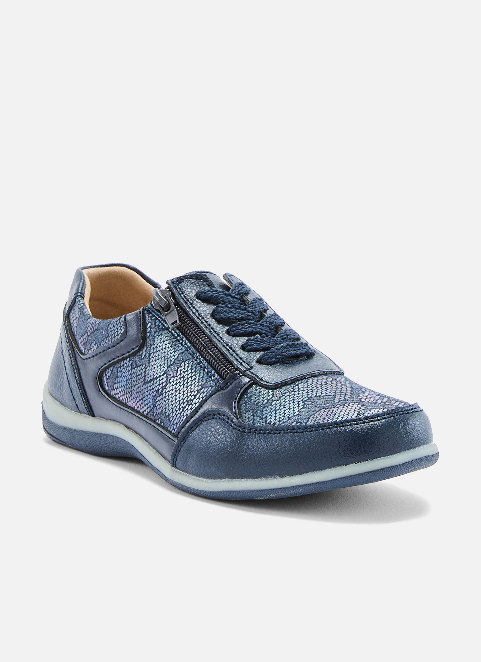 Baskets basses DERBIES femme bleu Pediconfort Baskets basses DERBIES femme bleu Bleu marine