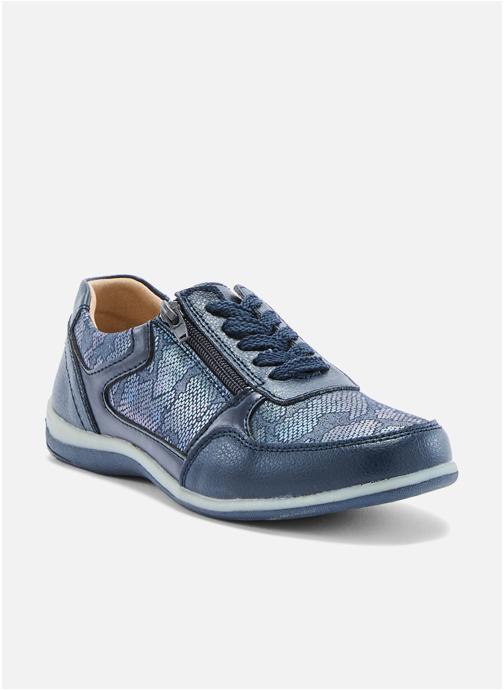 Pediconfort Baskets basses DERBIES femme bleu
