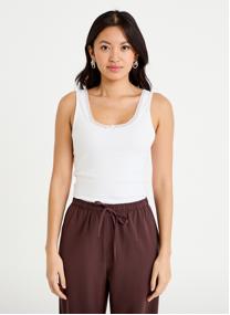 Débardeurs DCOTDENT femme blanc Cache Cache Débardeurs DCOTDENT femme blanc Blanc