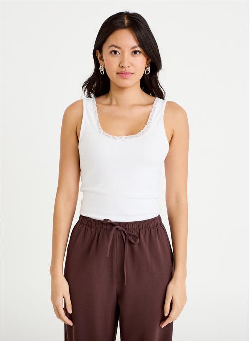 Cache Cache Débardeurs DCOTDENT femme blanc