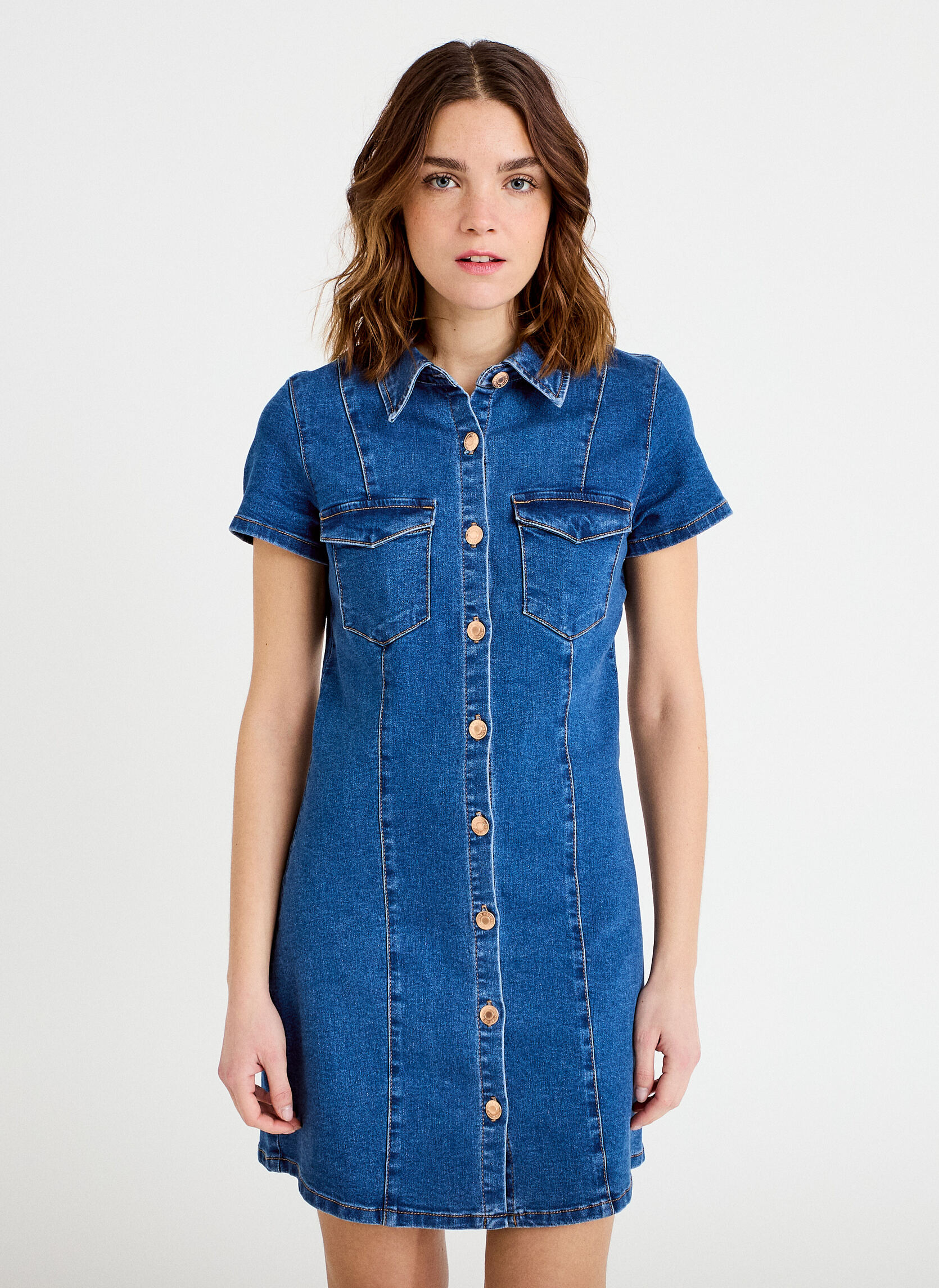 Robes ROCITYDEN femme bleu Cache Cache Robes ROCITYDEN femme bleu Bleu