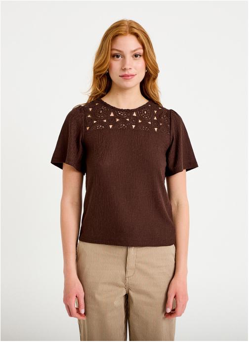 Cache Cache Tee-shirts KMACFLO femme marron