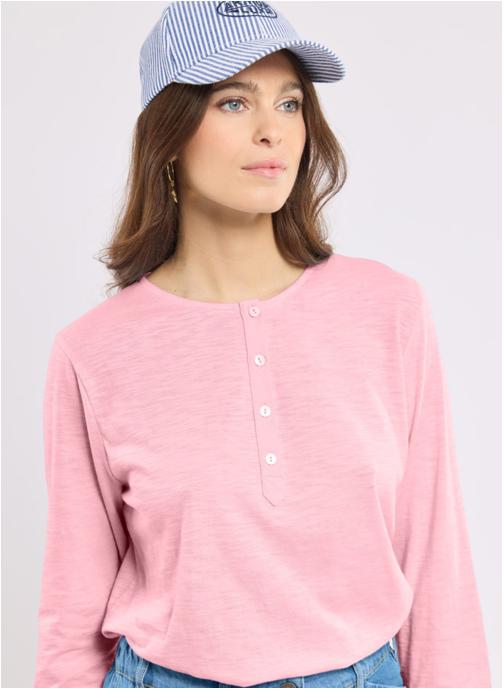 Armor Lux Tee-shirts T-shirt 75958 placid blue femme rose